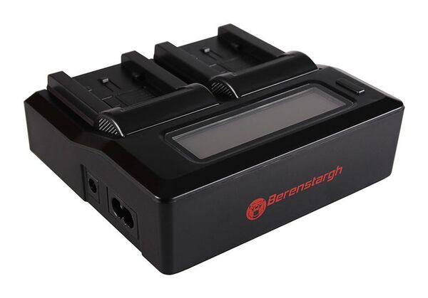 Berenstargh Dual LCD Ladegerät Panasonic  VW-VBK180/VBK360/VBT190/VBT380, 4.2V