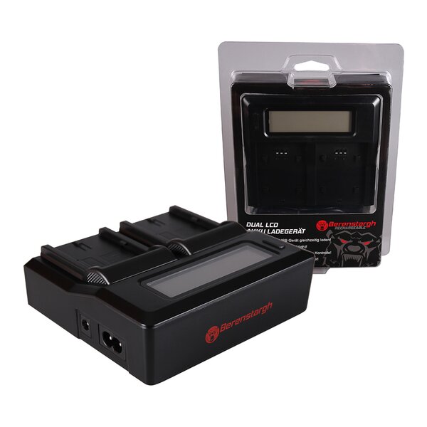Berenstargh Dual LCD Ladegerät Canon  BP-511/BP-512A/BP-535, 8.4V