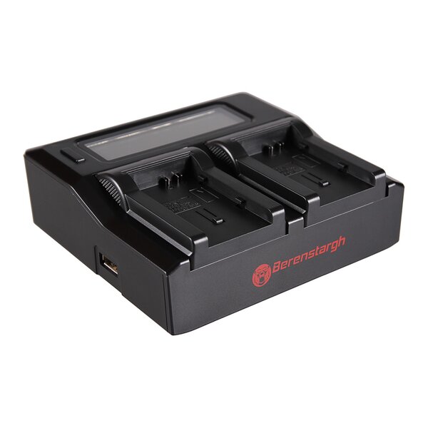 Berenstargh Dual LCD Ladegerät Canon  BP-808/BP-809/BP-819, 8.4V