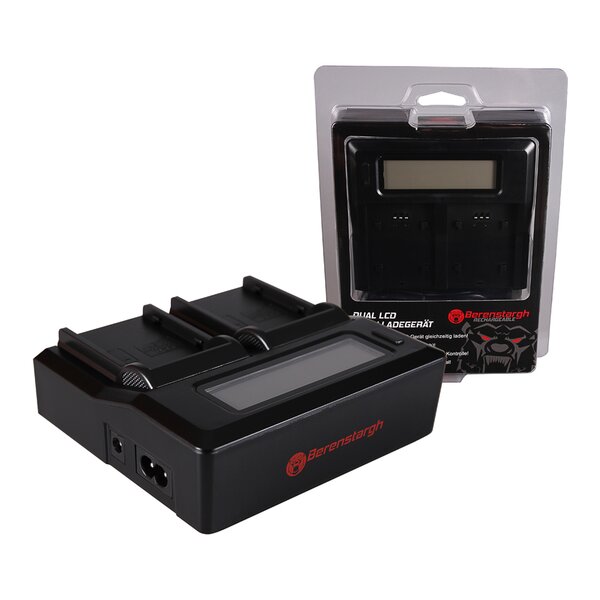 Berenstargh Dual LCD Ladegerät Canon  BP-915/BP-945/DU14/BP-930G, 8.4V