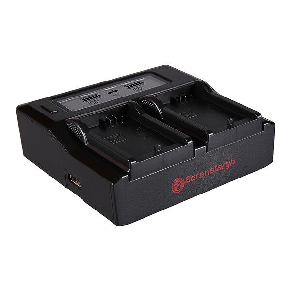 Berenstargh Dual LCD Ladegerät Canon  LP-E5, 8.4V