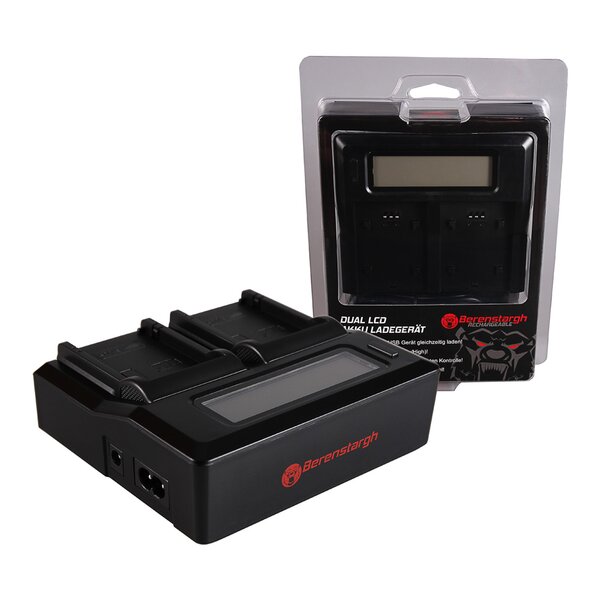 Berenstargh Dual LCD Ladegerät Canon  LP-E8, 8.4V