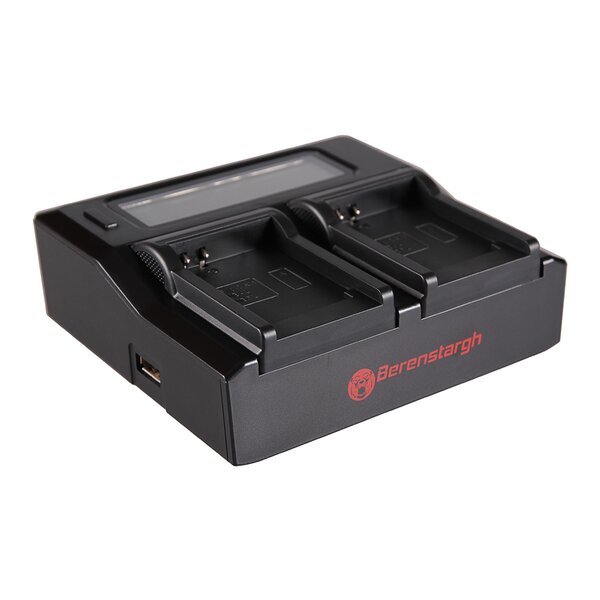 Berenstargh Dual LCD Ladegerät Canon  NB-4L/NB-5L, 4.2V