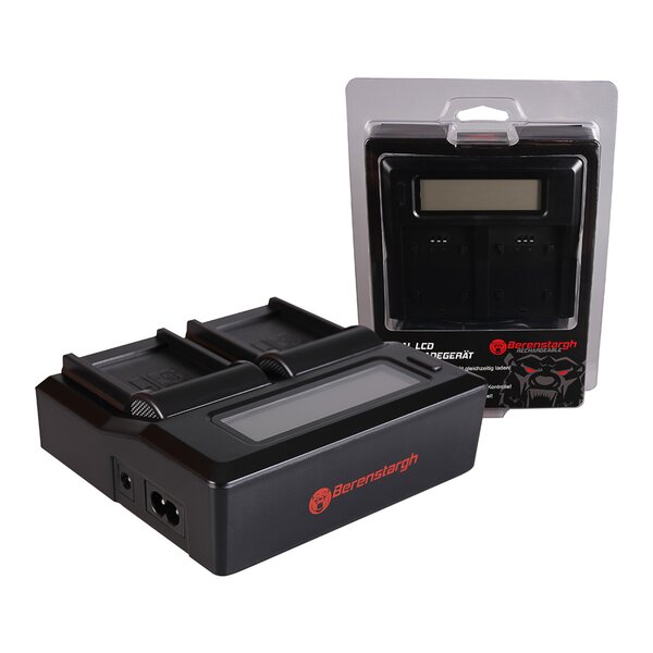 Berenstargh Dual LCD Ladegerät Casio  NP-110, 4.2V