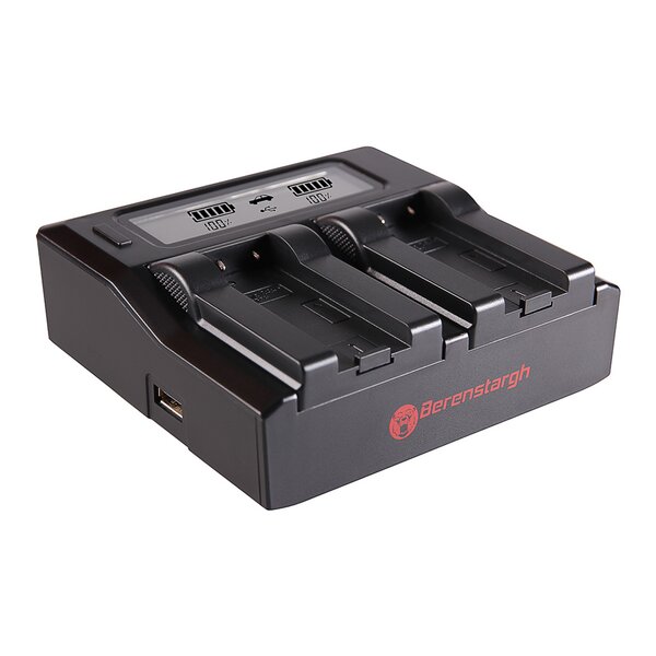Berenstargh Dual LCD Ladegerät Casio  NP-50, 4.2V