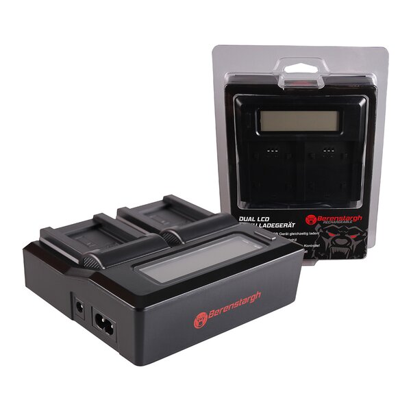 Berenstargh Dual LCD Ladegerät Casio  NP-70, 4.2V