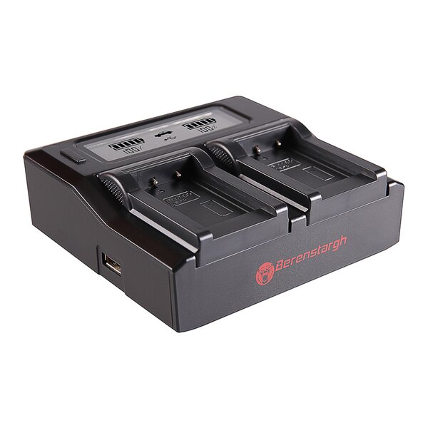 Berenstargh Dual LCD Ladegerät Casio  NP-70, 4.2V