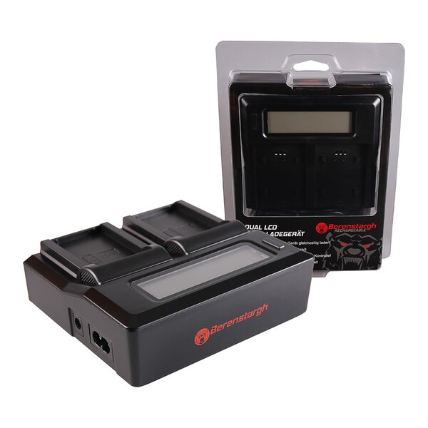 Berenstargh Dual LCD Ladegerät Garmin P11P15-04-N02, 4.2V 