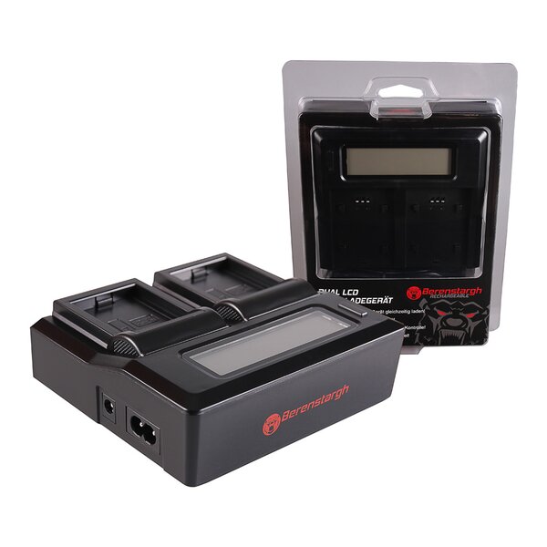 Berenstargh Dual LCD Ladegerät GoPro AHDBT-001, 4.2V  AHDBT-001, 4.2V