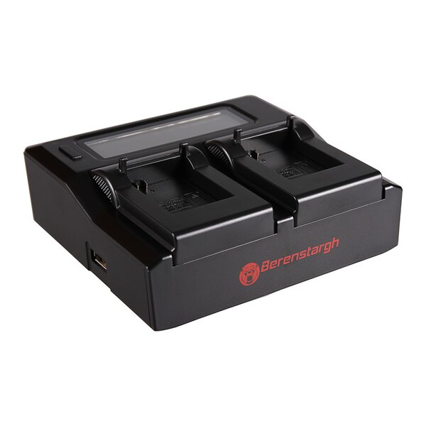 Berenstargh Dual LCD Ladegerät GoPro  AHDBT-301 AHDBT-302, 4.2V
