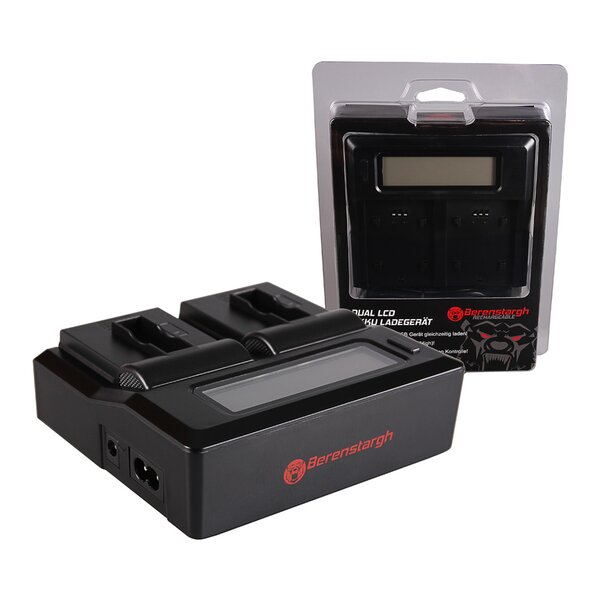 Berenstargh Dual LCD Ladegerät GoPro  AHDBT-401, 4.35V