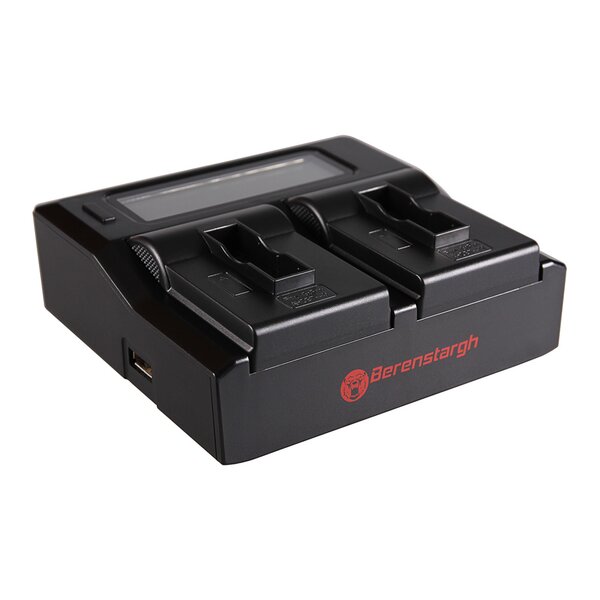 Berenstargh Dual LCD Ladegerät GoPro  AHDBT-401, 4.35V