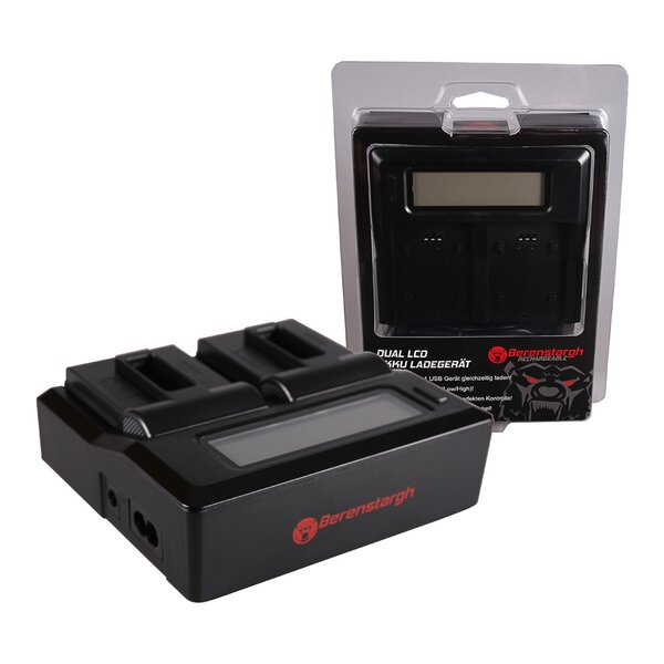 Berenstargh Dual LCD Ladegerät GoPro  Hero 5, 4.2V