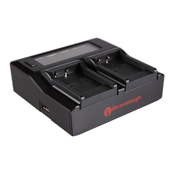 Berenstargh Dual LCD Ladegerät Medion DC-8300 / DS-8330, 4.2V 