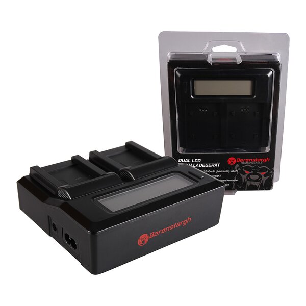 Berenstargh Dual LCD Ladegerät Nikon  EN-EL12, 4.2V