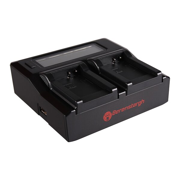 Berenstargh Dual LCD Ladegerät Nikon  EN-EL12, 4.2V
