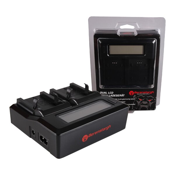 Berenstargh Dual LCD Ladegerät Nikon  EN-EL1/NP-800, 8.4V