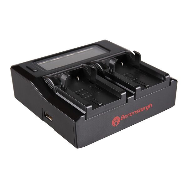 Berenstargh Dual LCD Ladegerät Nikon  EN-EL1/NP-800, 8.4V