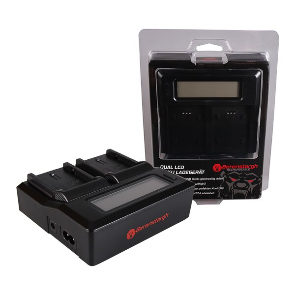 Berenstargh Dual LCD Ladegerät Nikon  EN-EL2, 4.2V