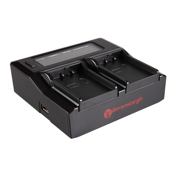 Berenstargh Dual LCD Ladegerät Nikon  EN-EL2, 4.2V