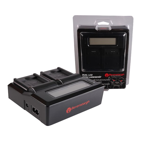 Berenstargh Dual LCD Ladegerät Panasonic  DMW-BCK7, 4.2V