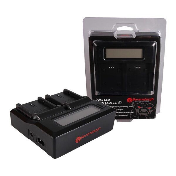 Berenstargh Dual LCD Ladegerät Panasonic  DMW-BLG10, 8.2V