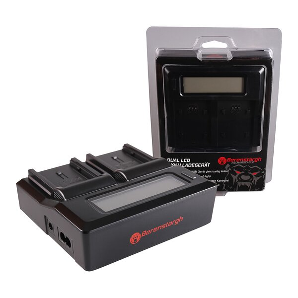 Berenstargh Dual LCD Ladegerät Panasonic  VW-VBN130/260, 8.4V