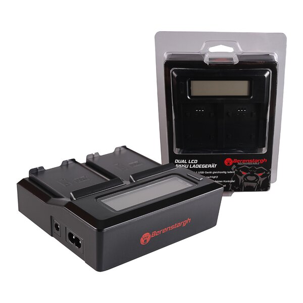 Berenstargh Dual LCD Ladegerät Samsung  EB-F1A2GBU, 4.2V