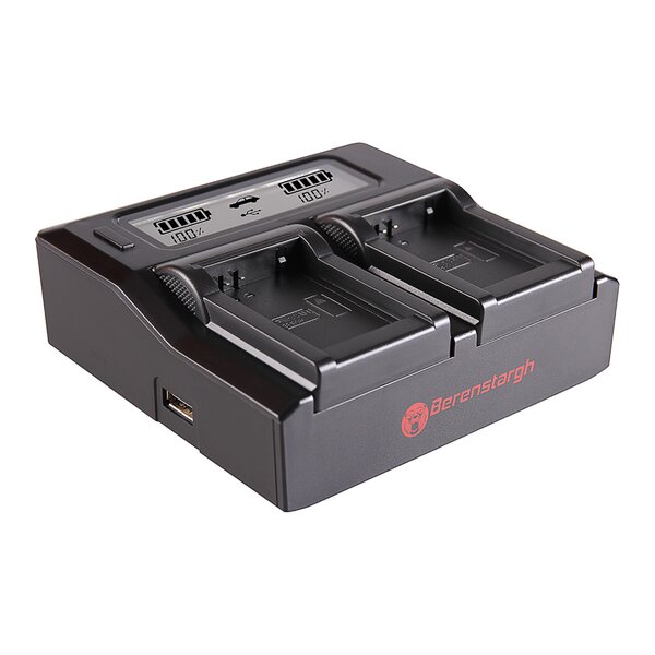Berenstargh Dual LCD Ladegerät Samsung  BP-1030, 8.4V