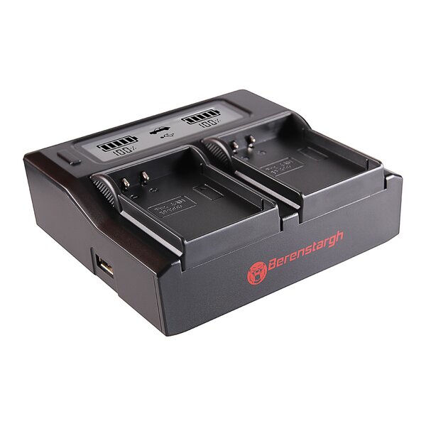 Berenstargh Dual LCD Ladegerät Samsung  BP-1900, 8.4V