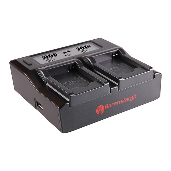 Berenstargh Dual LCD Ladegerät Samsung  BP-88A, 4.2V