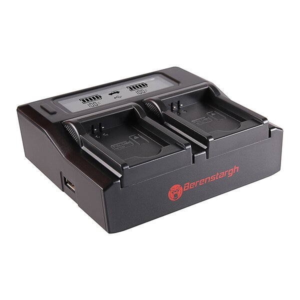 Berenstargh Dual LCD Ladegerät Samsung  BP-88B, 4.2V