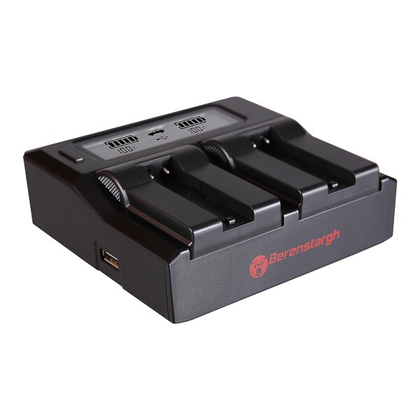 Berenstargh Dual LCD Ladegerät Samsung  NP-700/SLB-0637/DB-L30A, 4.2V