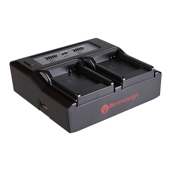 Berenstargh Dual LCD Ladegerät Samsung  SLB-07A, 4.2V