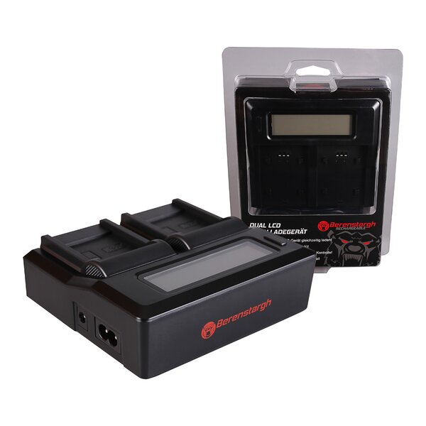 Berenstargh Dual LCD Ladegerät Samsung SLB-0937, 4.2V  SLB-0937, 4.2V