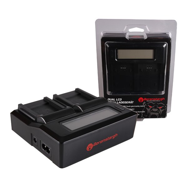 Berenstargh Dual LCD Ladegerät Sony  NP-BN1, 4.2V
