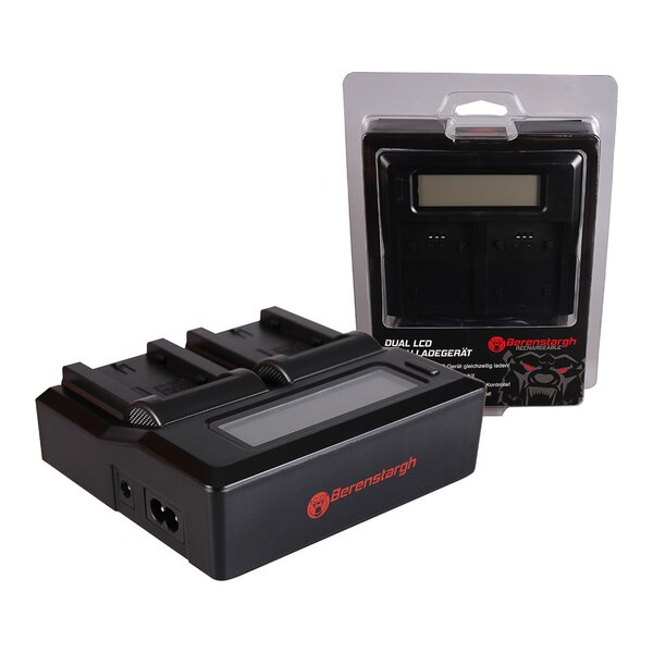 Berenstargh Dual LCD Ladegerät Sony  NP-FS11, 4.2V