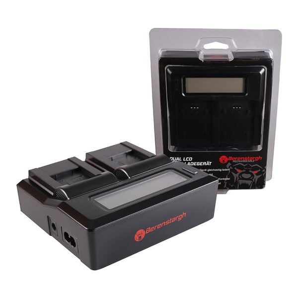 Berenstargh Dual LCD Ladegerät SupTig 3 SJ4000, 4.2V 