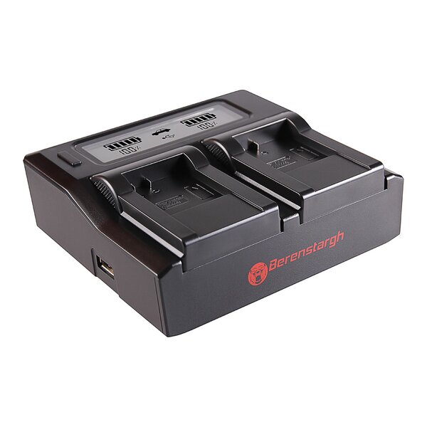 Berenstargh Dual LCD Ladegerät SupTig 3 SJ4000, 4.2V 