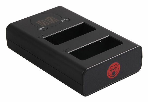 Berenstargh Dual LCD USB Ladegerät f. Panasonic  DMW-BLG10/DMW-BLE9
