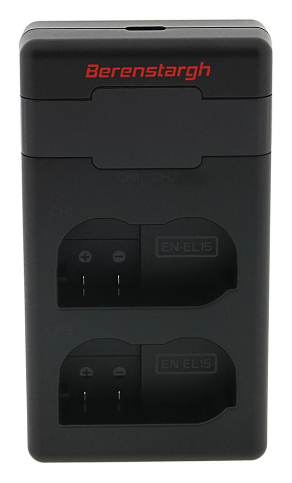 Berenstargh PD Hyper Ladegerät Nikon inkl. USB-C Kabel  EN-EL15