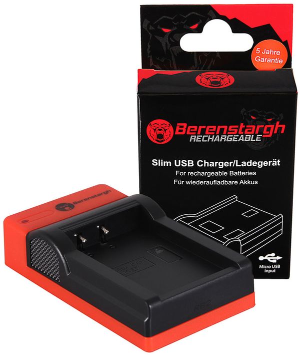 Berenstargh Slim Micro-USB Ladegerät f. Canon  LP-E17