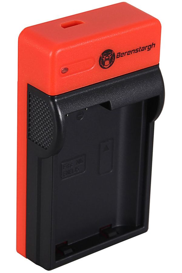Berenstargh Slim Micro-USB Ladegerät f. Nikon  EN-EL15