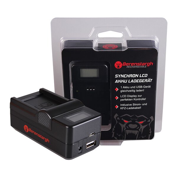Berenstargh Synchron Ladegerät Actionpro X7 / ISAW A1 A2 A3 / BCH7E, 4.2V 