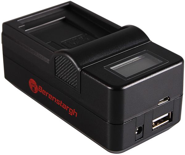 Berenstargh Synchron Ladegerät Canon  NB12L NB13L, 3,7V