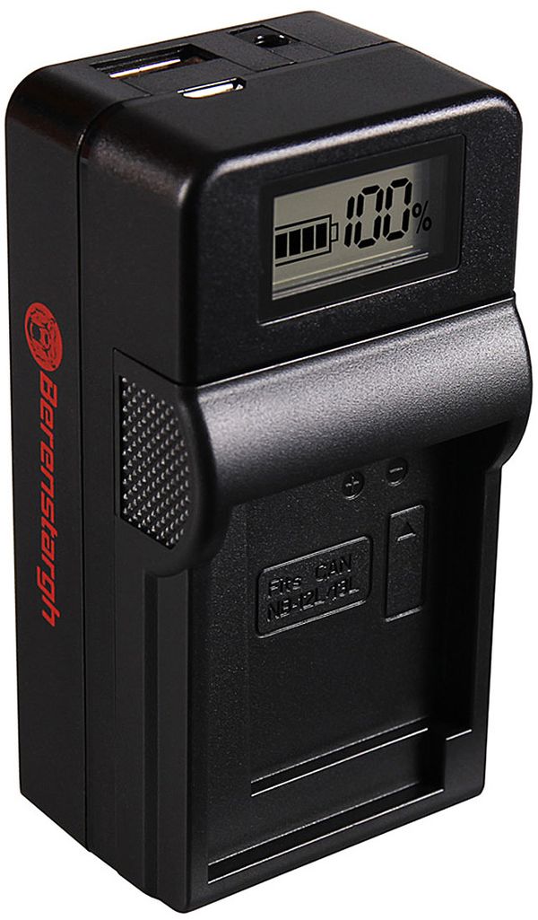 Berenstargh Synchron Ladegerät Canon  NB12L NB13L, 3,7V