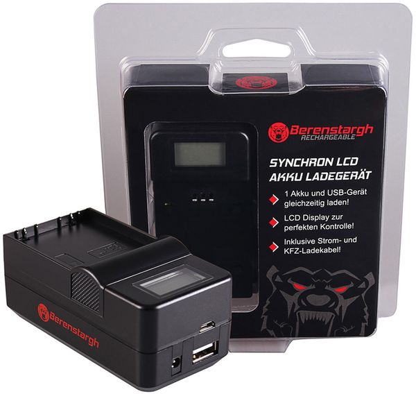 Berenstargh Synchron Ladegerät Olympus  BLH-1, 7,4V