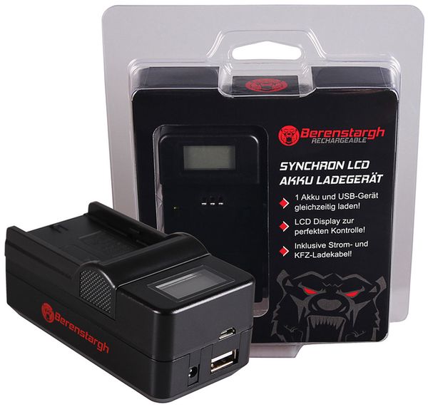Berenstargh Synchron Ladegerät Sony  NP-FM50/VW-VBD1/BN-V607U, 8,4V