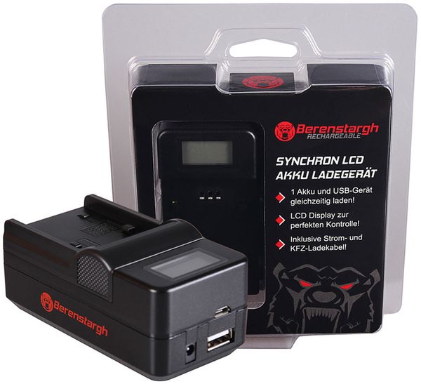 Berenstargh Synchron Ladegerät Sony  NP-FP50/NP-FH50/70/100, 8,4V