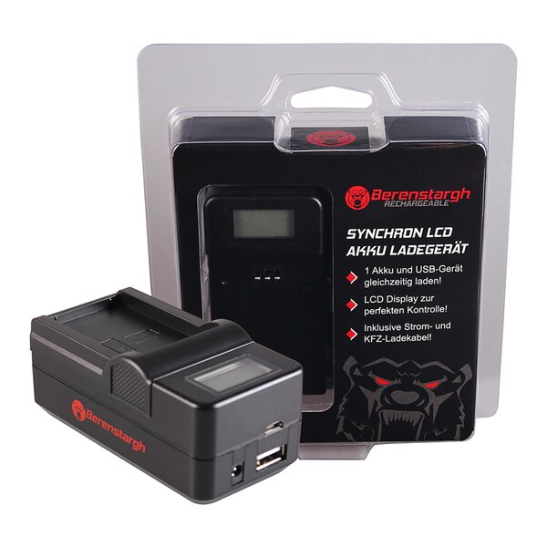 Berenstargh Synchron Ladegerät Garmin P11P15-04-N02, 4.2V 